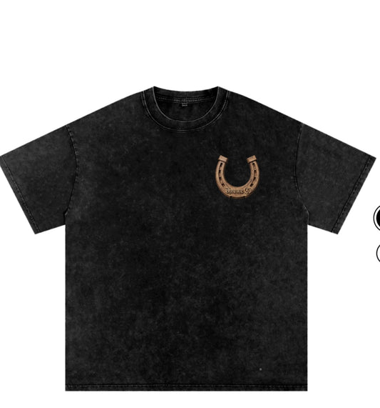 Wooden cross In god we trust shirt